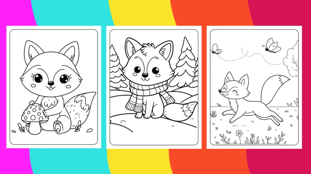 Fox Coloring Pages